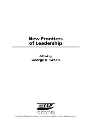 cover image of New Frontiers of Leadership